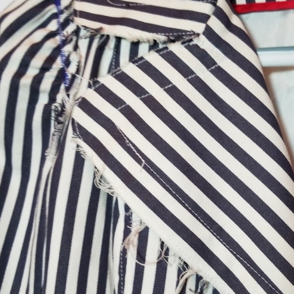 Lia Kes striped crop sleeve blazer - Picture 4 of 4